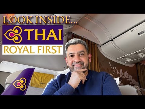 Inside Thai Airways ROYAL FIRST: A Flight Experience Like No Other!