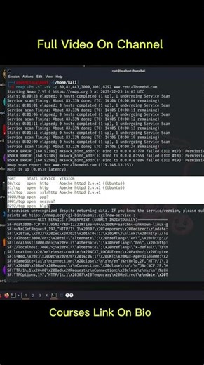 Nmap Website Scanning Full Tutorial | Ping, Nslookup, Port Scan & Admin Panel Discovery