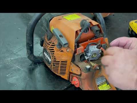 Echo Chainsaw CS-590: Installing Carb Kit and Get Running Again