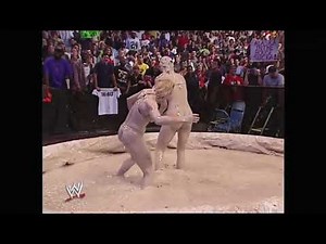 WWE Raw 08 19 2002 Trish Stratus vs Stacy Keibler Bra & Panties Mud Match