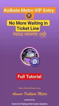 #online Kolkata Metro App Ticket Booking Step by Step | Easy Mobile Ticket Guide 🚇