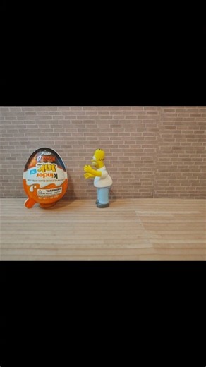 Homer's Stranger Things Kinder Egg (The Simpsons Stop Motion Unboxing)
