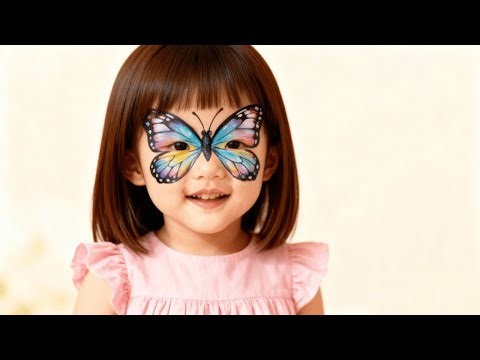 🌸 Face painting for beginners #art #painting #tutorial