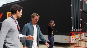 Behind the scenes with Brad Pitt at Silverstone