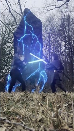 Luke vs. Anakin with object effect! #starwars
