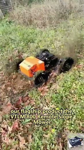 China made radio control mower low price for sale, Chinese best brush mower for slopes #shorts