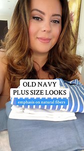 Which was your favorite? Stay tuned for the rest of my try-on from this plus size old navy order with a focus on natural fibers #plussizestyle | Callie Richards