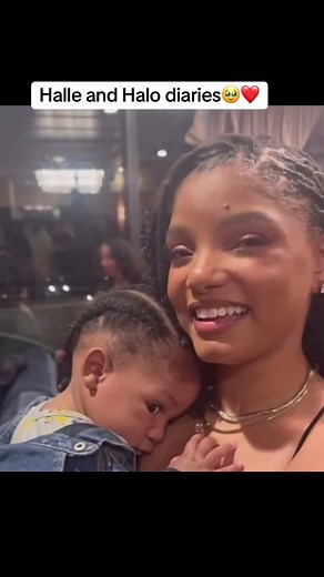 Halle and Halo's Adorable Moments Together