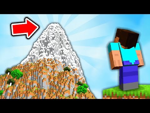 100 Hráčů leze na NEJVYŠŠÍ HORU...