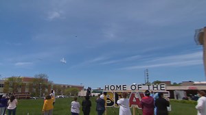 10K views · 147 reactions | FLYOVER: Blue Angels and Thunderbirds Jets fly over Baltimore and DC to salute frontline COVID-19 responders  | ABC 13 - WSET | Facebook
