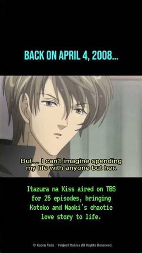 Back on April 4, 2008 #ItaKiss