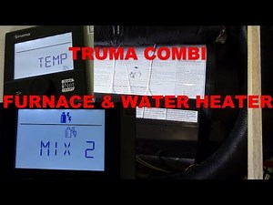 TRUMA COMBI FURNACE & WATER HEATER WITH CP PLUS CONTROL PANEL CAMPERVAN