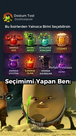 İksir çeşitleri🔮