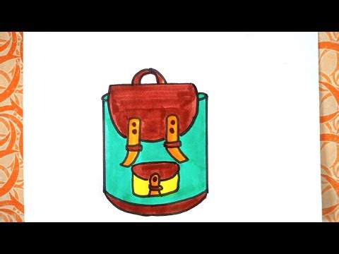 Bag drawing/ How to Draw Bag/ Easy drawing