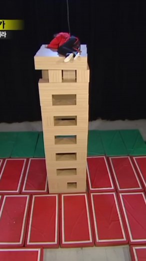 850K views · 13K reactions | When you’re so sleepy that even a giant Jenga tower feels like a bed  Queen of naps, wherever and whenever  #SongJiHyo #runningman | Mong Jihyo | Facebook