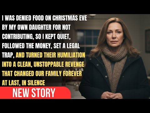 My Daughter Denied Me Food On Christmas Eve, Saying I "Didn't Contribute." So I Took My Revenge.