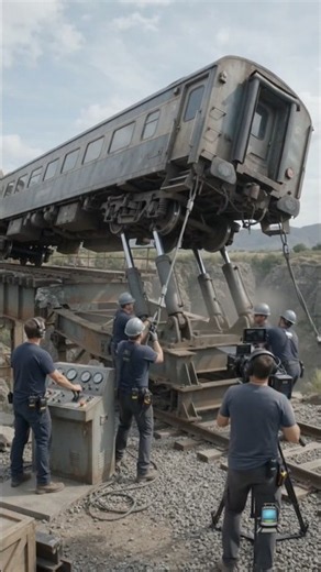 They Actually Made a Train Fall for This Movie 😳🎬 #shorts #trending #explore #movie #train #bts