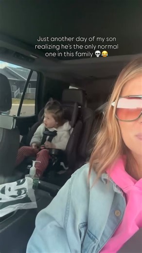 Scott Vallance on Instagram: "“When your son realizes he’s the only normal one in the family.” Mom’s vibing. Sister’s in the backseat dropping ad-libs on the beat. And him? Staring like he’s about to request emancipation at the next red light 💀 Same car. Same song. VERY different personalities 😂❤️ #FamilyHumor #ParentLife #SiblingEnergy #WholesomeChaos #Relatable"
