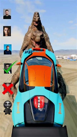 Cars vs. Godzilla Challenge #3| BeamNG.Drive #beamngmods #automobile #beamngnoob
