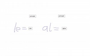 记忆单词 principle 和 principal