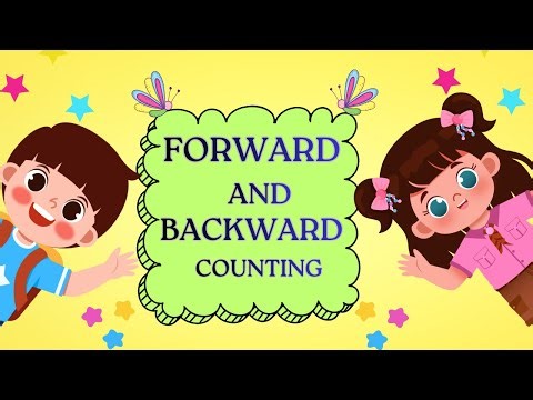Forward and backward counting poem| Nursery & educational rhymes✨
