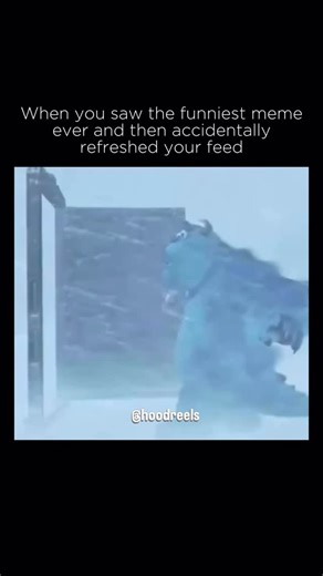 Hood Reels on Instagram: "👾 Interesting fact: Monsters, Inc. originally tested over 20 different designs for Sulley before landing on his final look. The animators made him extra expressive so scenes like this hit harder and funnier."