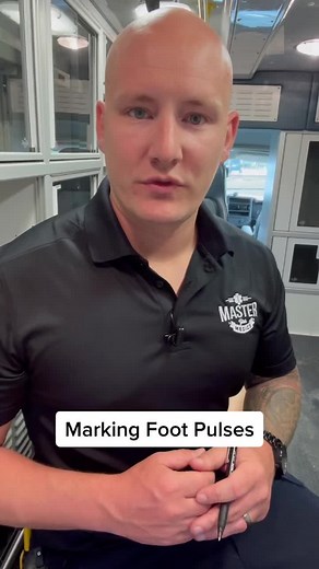 Understanding and Marking Pulses in Paramedic Training