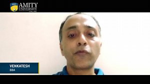 1.2K views · 122 reactions | Our online BBA student Venkatesh talks about why he chose Amity University online. | Amity Online | Facebook