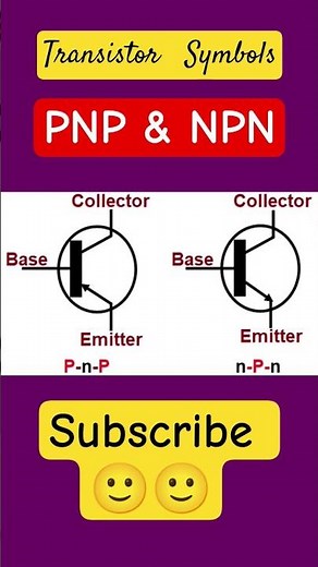 Transistor symbol|Nnp and pnp transistor|npn pnp transistor kaise check kare #shortsfeed #shorts #yt