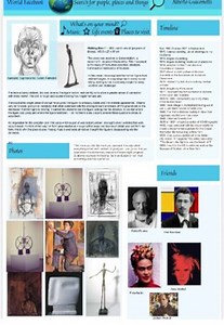Giacometti literacy and drawing task