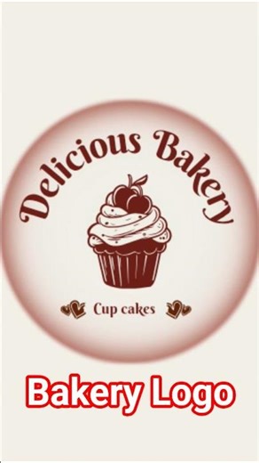 Bakery Logo Design in Canva 🧁 | Satisfying Process.