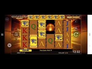 Virgin Games UK online slots. Eye of Horus Megaways. Big Win on £2 stake.