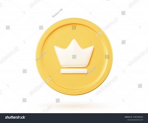3d Golden Crown Button Vector Illustration Stock Vector (Royalty Free) 2383598287 | Shutterstock
