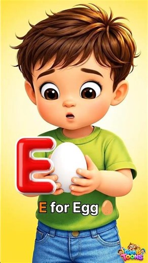Letter E Song for Kids | Learn ABC Alphabet, Preschool Learning Video #learnabc #preschoollearning
