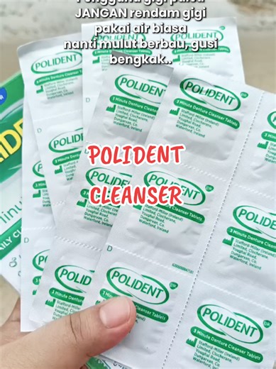 Effective Denture Care with Polident Cleanser