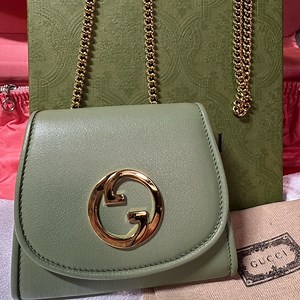 Gucci Blondie Mini Shoulder Bag in Pistachio Green (NWOT &  Box)