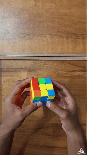 ⚡️OLL 25/57 | L-shape Case Solve in 3x3 Rubik's Cube #shorts