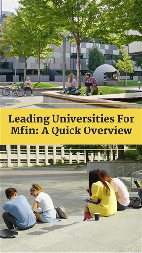 Top Choices for Masters in Finance Programs