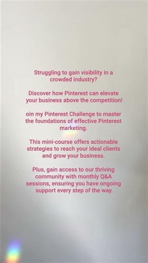 Learn the foundations of Pinterest to market your business