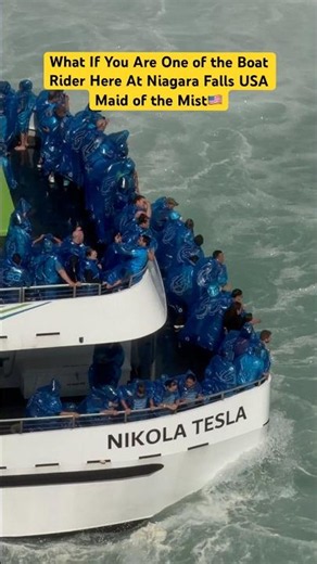 Niagara Falls USA Boat Tour | Maid of the Mist #niagarafalls #niagarafallsboattour #travel