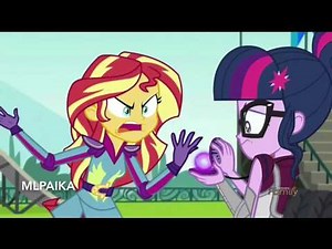 MLP- Equestria Girls Friendship Games|Sunset Shimmer gets angry at Twilight