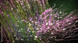 Strings Space Relaxing Live Wallpaper Online Activate 3Rd Private Art Original Computer Vfx Page Up Also Neon Video Is - 4K Moving Motion Background Animation Abstract VJ Visual Stock Video