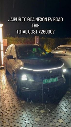 ₹10,500 Mein 4600 KM! 😳 Jaipur to Goa Round Trip in Nexon EV