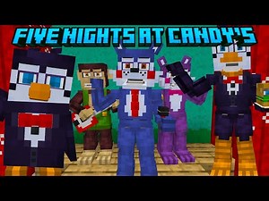 THIS MINECRAFT FIVE NIGHTS AT CANDY'S ADDON IS AMAZING! (FNAC Sugar Rush Mod Showcase)