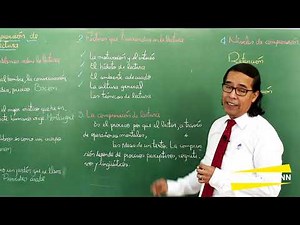 Comprensión de lectura