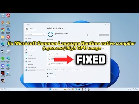 (FIXED) Microsoft Common Language Runtime native compiler (ngen.exe) high CPU usage