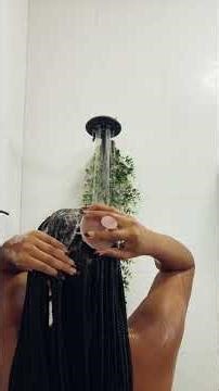 Washing my braids at home ✨