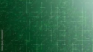 Abstract technological background with straight lines fast moving at right angles at pixel green background. Matrix grid for business digital presentation, or title screen backdrop for modern design.