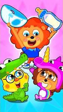 Masha and Leopold. In Carnival Costumes - Song for Toddlers #184 - Cartoon for Kids