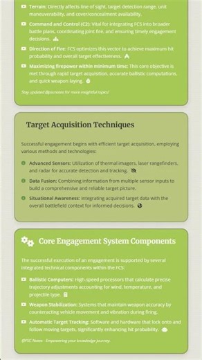 Fire Control Systems FCS, Target Acquisition, and Engagement Systems